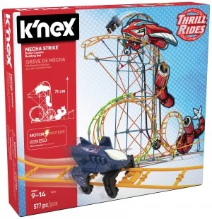 Image of KNEX Mecha Strike Roller Coasrer Building Set.