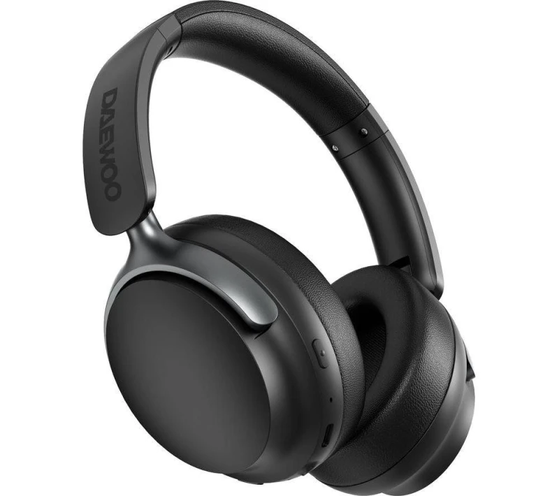 Image of Daewoo Daewoo 'Sonic Beat Pro' Wireless Headphones 40hrs Bluetooth Headset Deep Bass in Black One Size Unisex 5024996980080