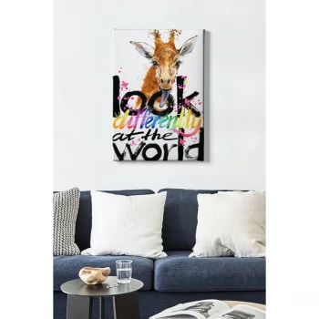 Image of Kanvas Tablo (50 x 70) - 252 Multicolor Decorative Canvas Painting