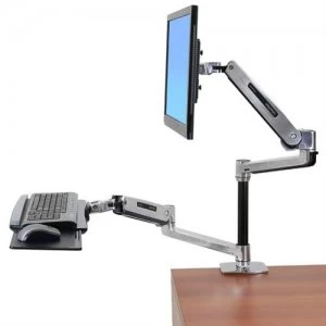 Image of Ergotron WorkFit 45-405-026 monitor mount / stand 106.7cm (42") Aluminium