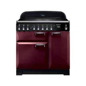 Image of Rangemaster ELA90EICY Elan Deluxe Induction 90cm Range Cooker Cranberry