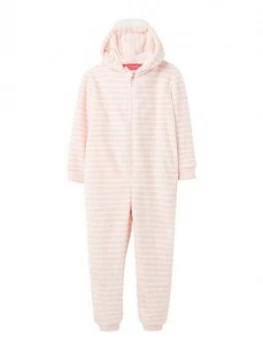 Image of Joules Girls Fleur Unicorn Hooded All-in-One - Pink, Size 9-10 Years