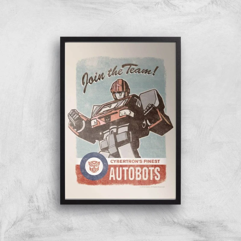 Image of Transformers Join The Team Art Print - A2 - Print Only