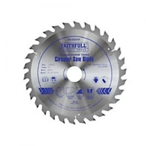 Image of Faithfull TCT Circular Saw Blade 235 x 35mm x 30T