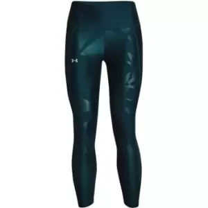 Image of Under Armour Embossed Leggings Womens - Blue