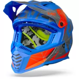 Image of LS2 MX437 Fast Evo Alpha Matt Blue M