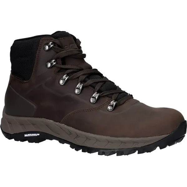 Image of Hi Tec Mens Altitude VII Leather Wartperoof Hiking Boots UK Size 7 (EU 41) Chocolate HIT123-CHOCOL-7