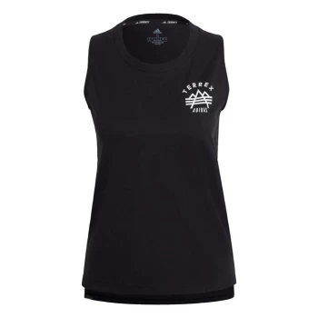 Image of adidas Terrex Graphic Tank Top Womens - Black