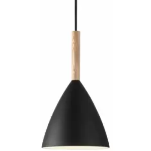 Image of Nordlux Pure 20cm Dome Pendant Ceiling Light Black, E27