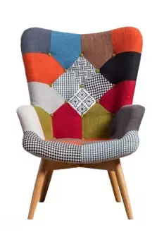 Image of Harper Patchwork Armchair, Single