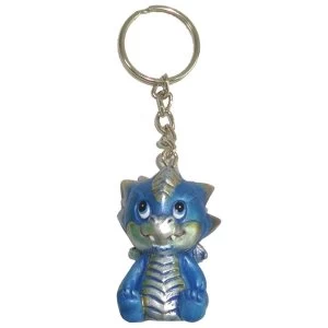 Image of Blue Adorable Dragon Keyring (Pack of 12)