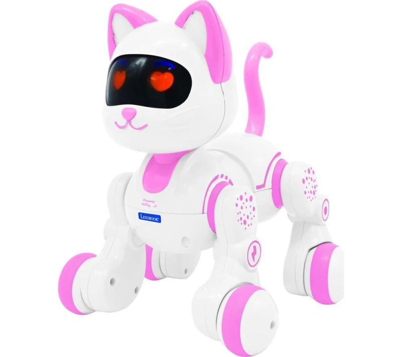 Image of LEXIBOOK Power Kitty Robot Cat - White & Pink,White 3380743105444