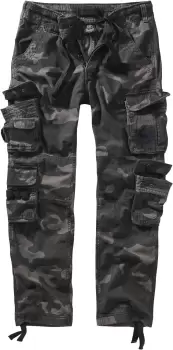 Image of Brandit Pure Vintage Trouser II Cargo Trousers dark camo