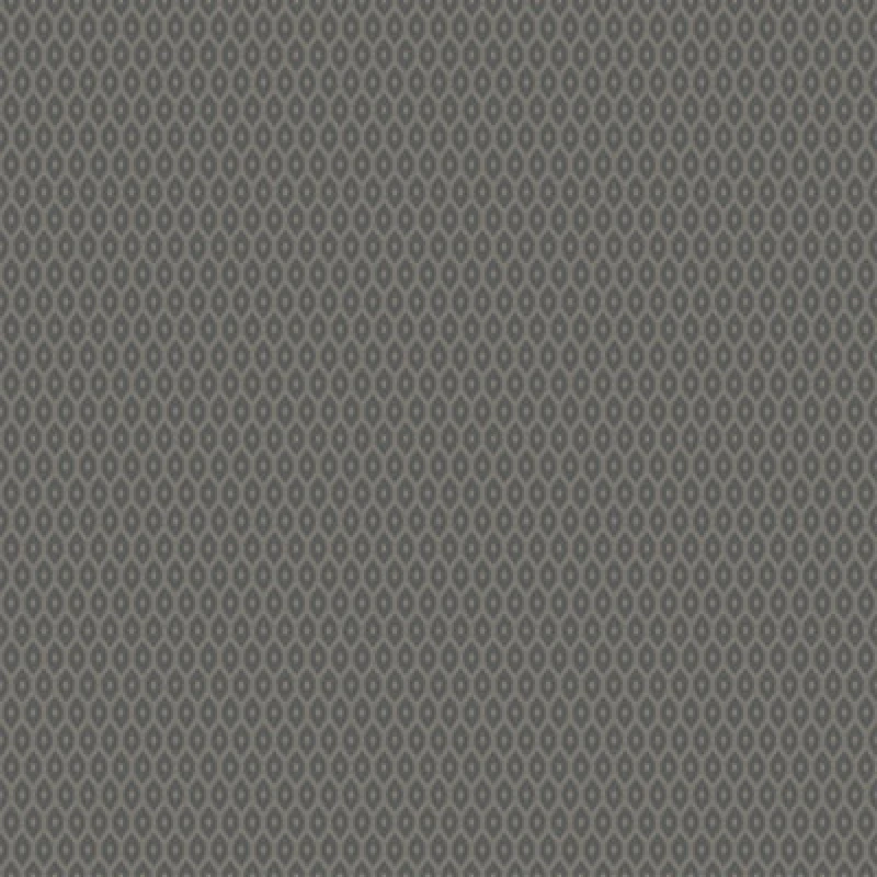 Image of Hoopla Walls Tiny Ogee - Charcoal 10M Wallpaper