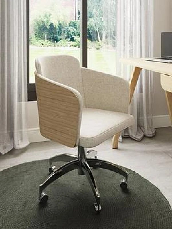 Image of Jual Furnishings San Francisco Oak Fabric Office Chair PC812 OAK