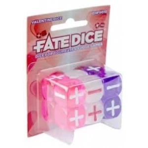 Image of Fate Dice Valentine Dice Board Game