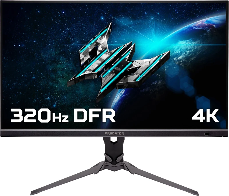 Image of Acer 32" Predator XB323QKV4 3840 x 2160 IPS Dual-Mode 4K 160Hz / FHD 320Hz 1ms FreeSync HDMI 2.1 Widescreen Gaming Monitor