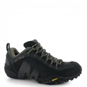 Image of Merrell Intercept Mens Walking Shoes - Smooth Black