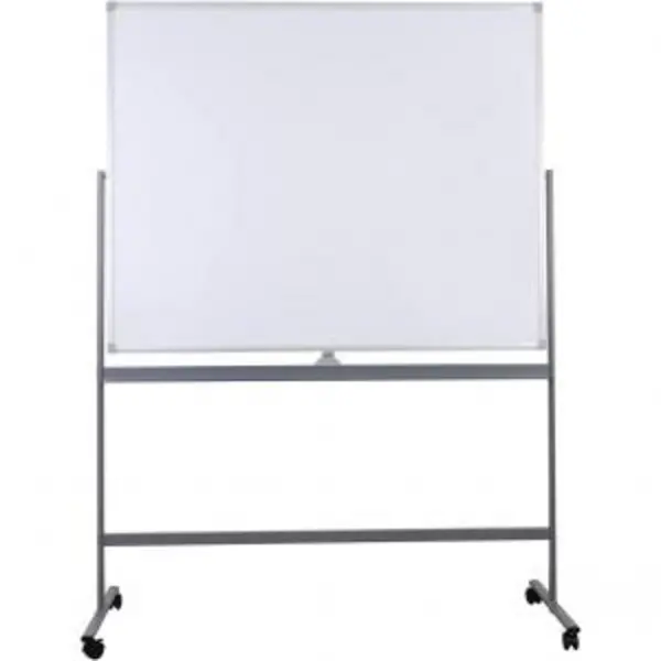 Image of Twinco Mobile Double Sided Magnetic Floor Standing Whiteboard EXR25717PL
