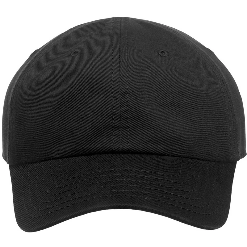 Image of Atlantis Fraser 6 Panel Cotton Baseball Cap in Black Unisex One Size