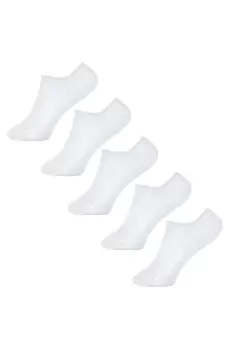 Image of Cotton Rich Invisible Socks (5 Pairs)