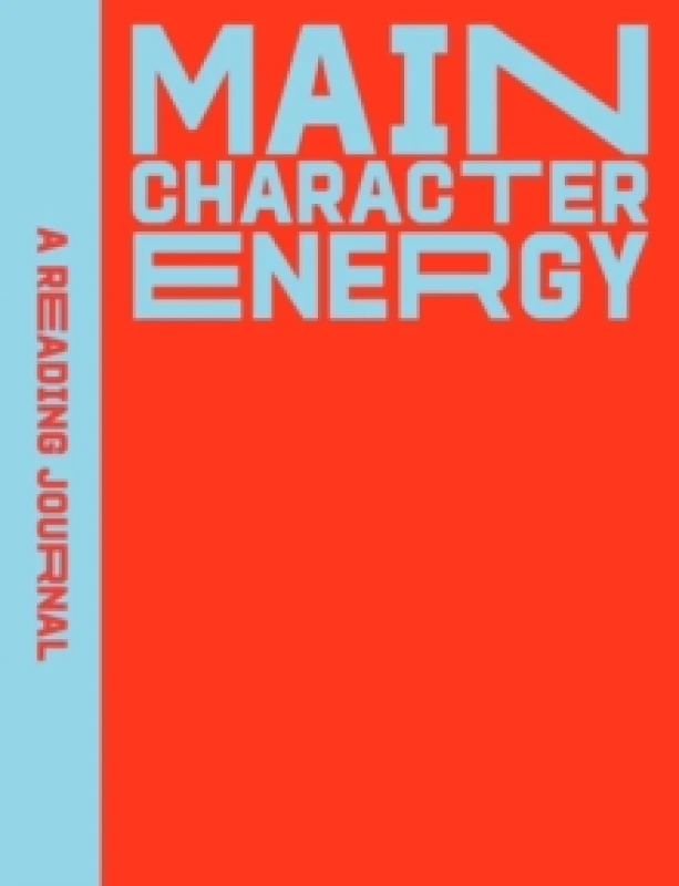 Image of A Reading Journal: Main Character Energy : All about characters reading journal, Book review log, Track your reading progress, A5 Reading Log Notebook