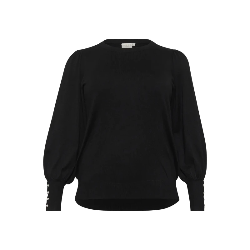 Image of KAFFE Curve Woman sweater KAFFE Curve Lizzy Noir Female S