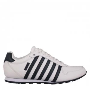 Image of K Swiss Arnie Mens Trainers - White/Navy