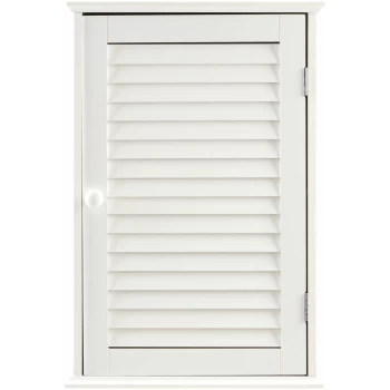 Image of Premier Housewares - White Wood Wall Cabinet