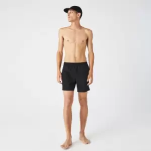 Image of Lacoste Mens Light Swimming Trunks Size 5 - L Black