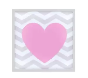 Image of PREMIER KIDS Heart LED Light Box - Pink