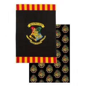 Image of Pack of 2 Harry Potter Hogwarts Tea Towels