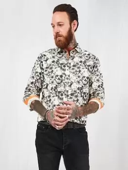 Image of Joe Browns Dead Cool Shirt - Bone, Natural, Size S, Men