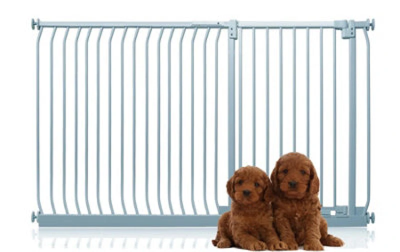 Image of Bettacare Extra Tall Elite Dog Gate, 171Cm - 180Cm, Matt Grey, Extra Tall 96.8Cm In Height, Pressure Fit Pet Gate