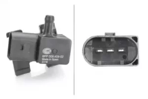 Image of Exhaust Pressure Sensor 6PP009409-021 by Hella