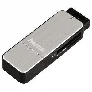 Image of USB 3.0 Card Reader SD/microSD Aluminium Silver