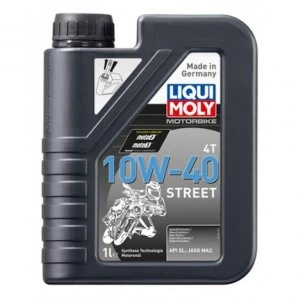 Image of Liqui-Moly motorcycle oil 4-stroke semi synthetic street 10w40 1L