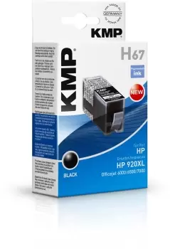 Image of KMP H67 ink cartridge Black