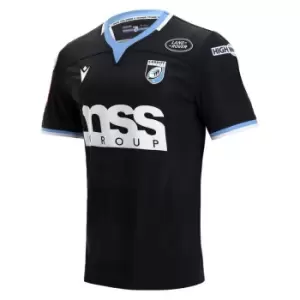 Image of Macron Cardiff Rugby Alternate Shirt 2021 2022 - Black