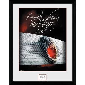 Image of Pink Floyd Tour Poster Framed Collector Print