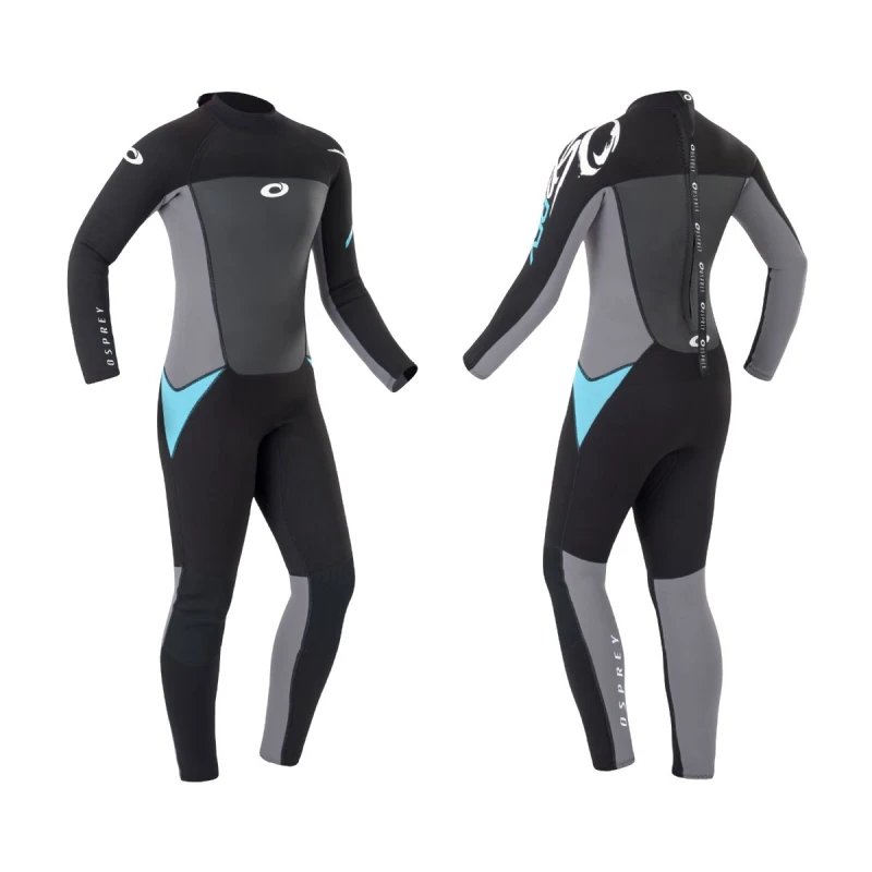Image of Osprey Action Sports Womens Origin Wetsuit Full Length Neoprene Wetsuit Size Black in Blue Size: XS Blue Unisex XS