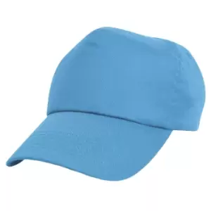 Image of Result Unisex Childrens/Kids Plain Basebll Cap (One Size) (Sky Blue)