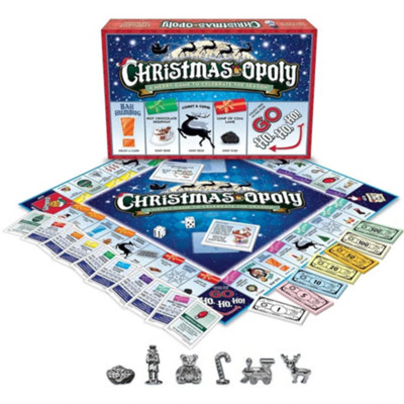Image of Cheatwell Games Christmas-Opoly Board Game