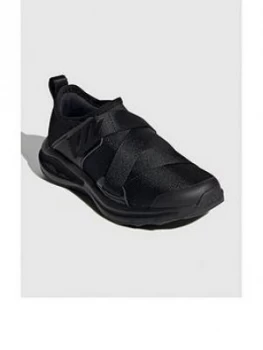 Image of adidas Fortarun X Kids Trainers - Black/White, Size 3