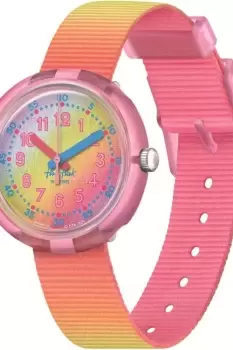 Image of Childrens Flik Flak Shades Of Rainbow Watch FPNP110