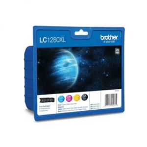 Image of Brother LC1280XL Black and Tri Colour Ink Cartridge