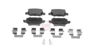 Image of MASTER-SPORT Brake pad set Premium not prepared for wear indicator 13046027122N-SET-MS Brake pads,Brake pad set, disc brake MERCEDES-BENZ