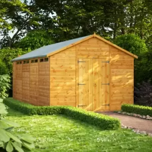 Image of Power 18x10 Security Apex Double Door Shed