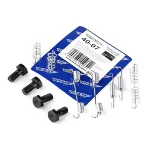 Image of TOMEX brakes Accessory Kit, brake shoes MERCEDES-BENZ TX 40-07 0040622000,40622000,A0040622000