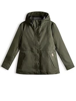 Image of Hunter Lightweight Rubberised Jacket - Olive, Olive Size M Women